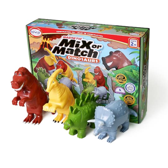 Popular Playthings&#xAE; Magnetic Mix or Match&#xAE; Dinosaurs